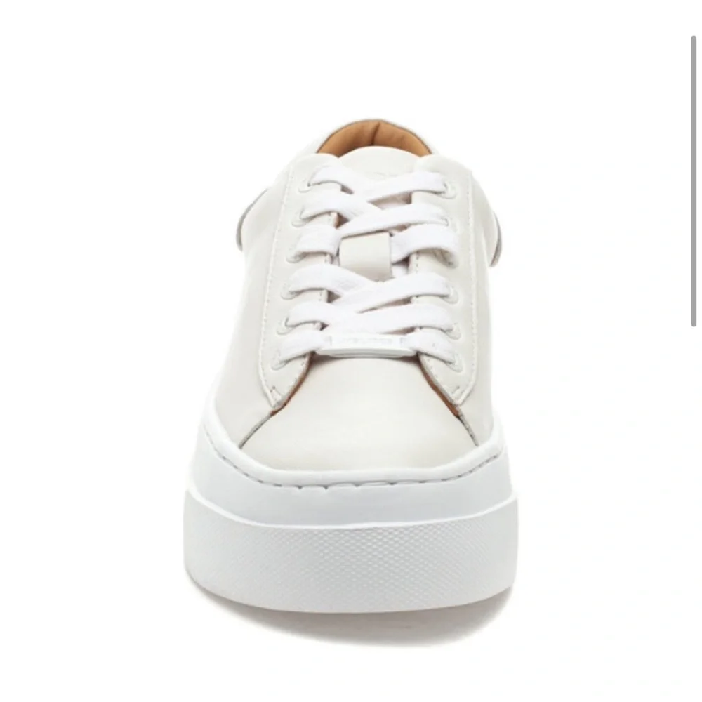 NWT J/SLIDES AMANDA White Leather Sneaker - Picture 4 of 15